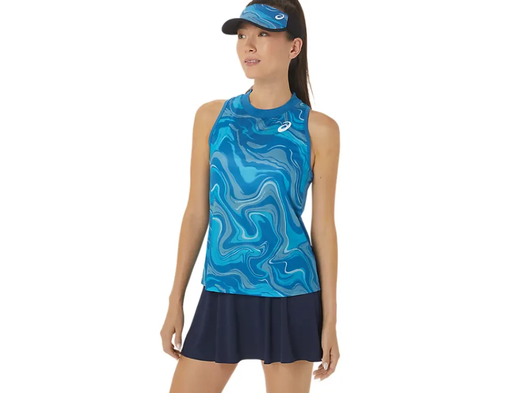 ASICS MATCH GRAPHIC TANK-Women Pickleball|Tennis