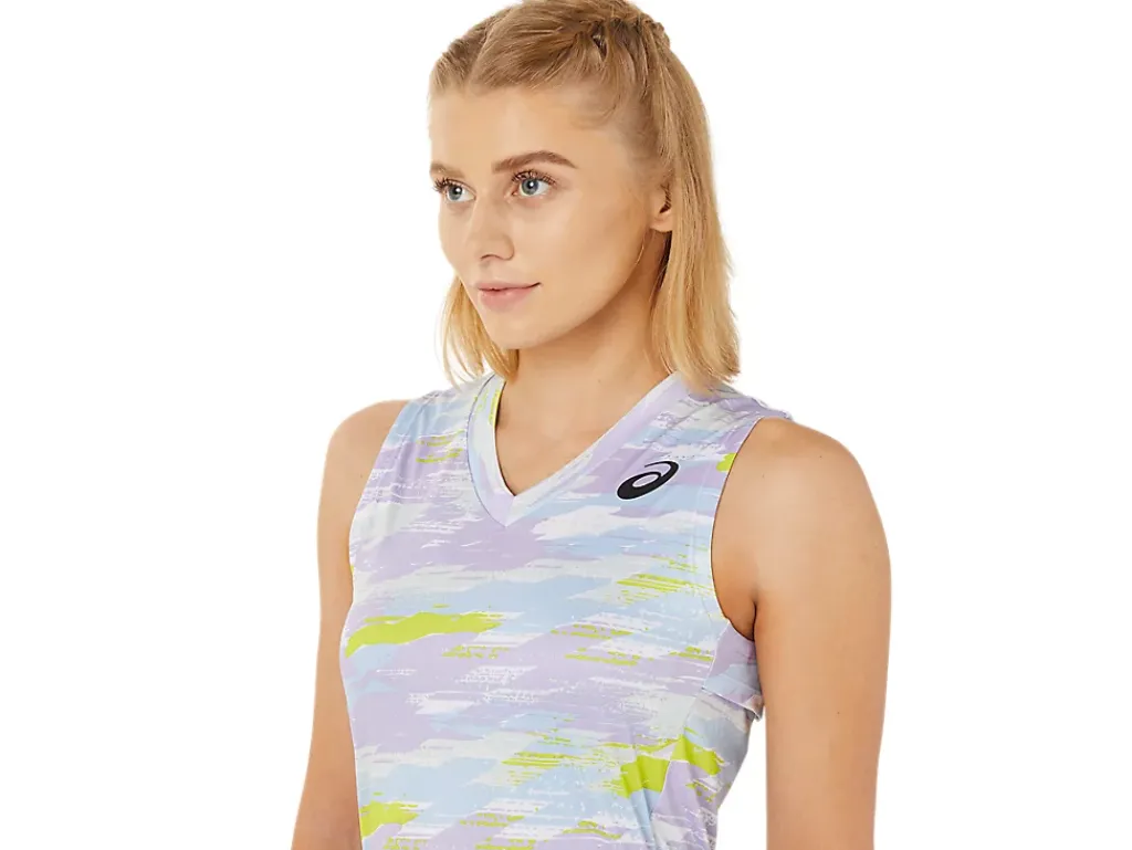 ASICS MATCH GRAPHIC TANK-Women Pickleball|Tennis