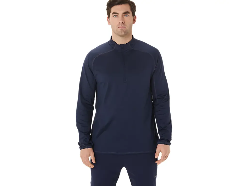 ASICS MEN ACTIBREEZE JACQUARD 1/2 ZIP TOP-Men T-Shirts & Tops|Semi-Annual Sale