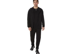 ASICS MEN ACTIBREEZE JACQUARD BRUSHED KNIT JACKET-Men Training|Jackets & Outerwear