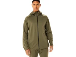 ASICS MEN ACTIBREEZE JACQUARD BRUSHED KNIT JACKET-Men Training|Jackets & Outerwear