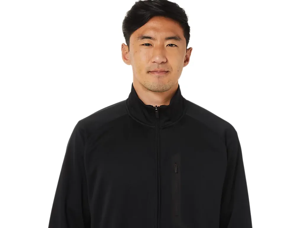 ASICS MEN ACTIBREEZE JACQUARD JACKET-Men Jackets & Outerwear