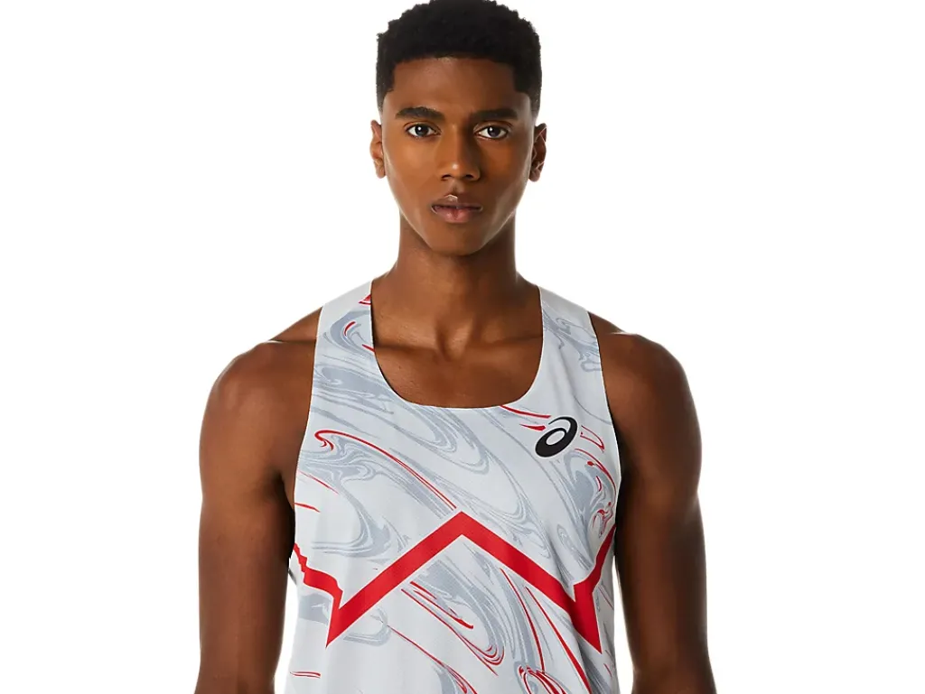 ASICS MEN CJ-LINE LIGHT SINGLET-Men Track & Field|T-Shirts & Tops