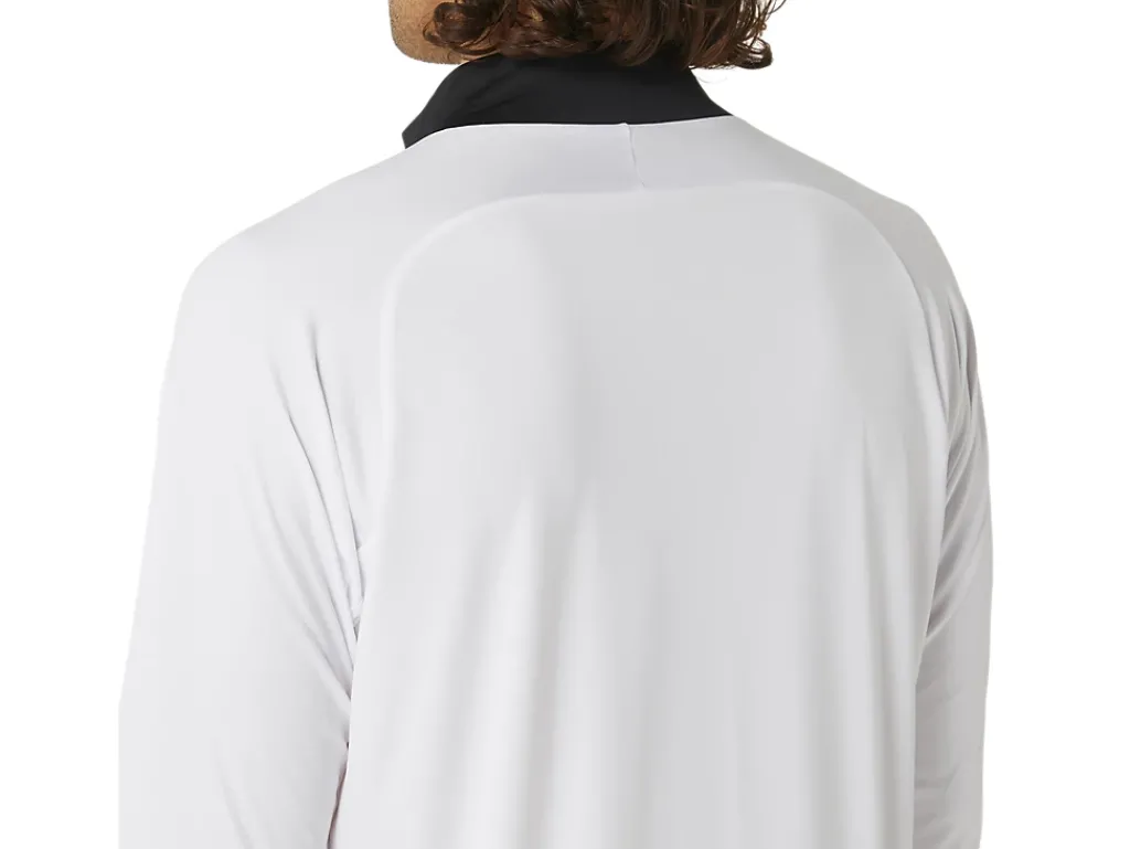 ASICS MEN COURT LONG SLEEVE 1/2 ZIP TOP-Men Tennis|Tennis