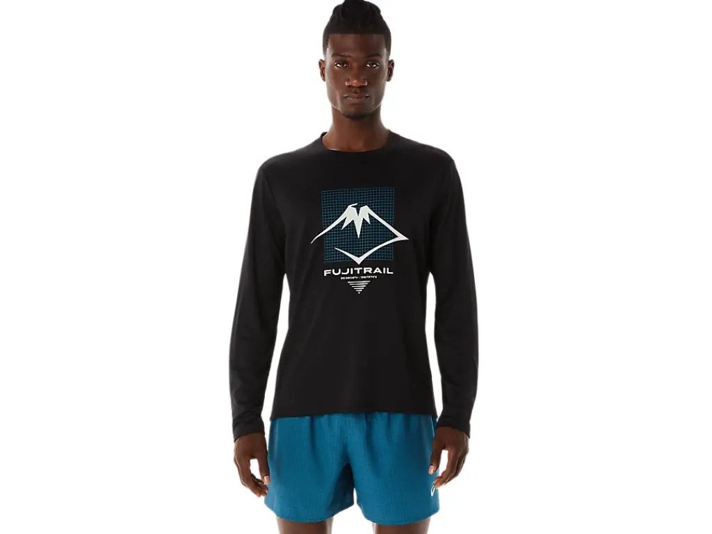 ASICS MEN FUJITRAIL LOGO LONG SLEEVE TOP-Men Trail Running|Trail Running