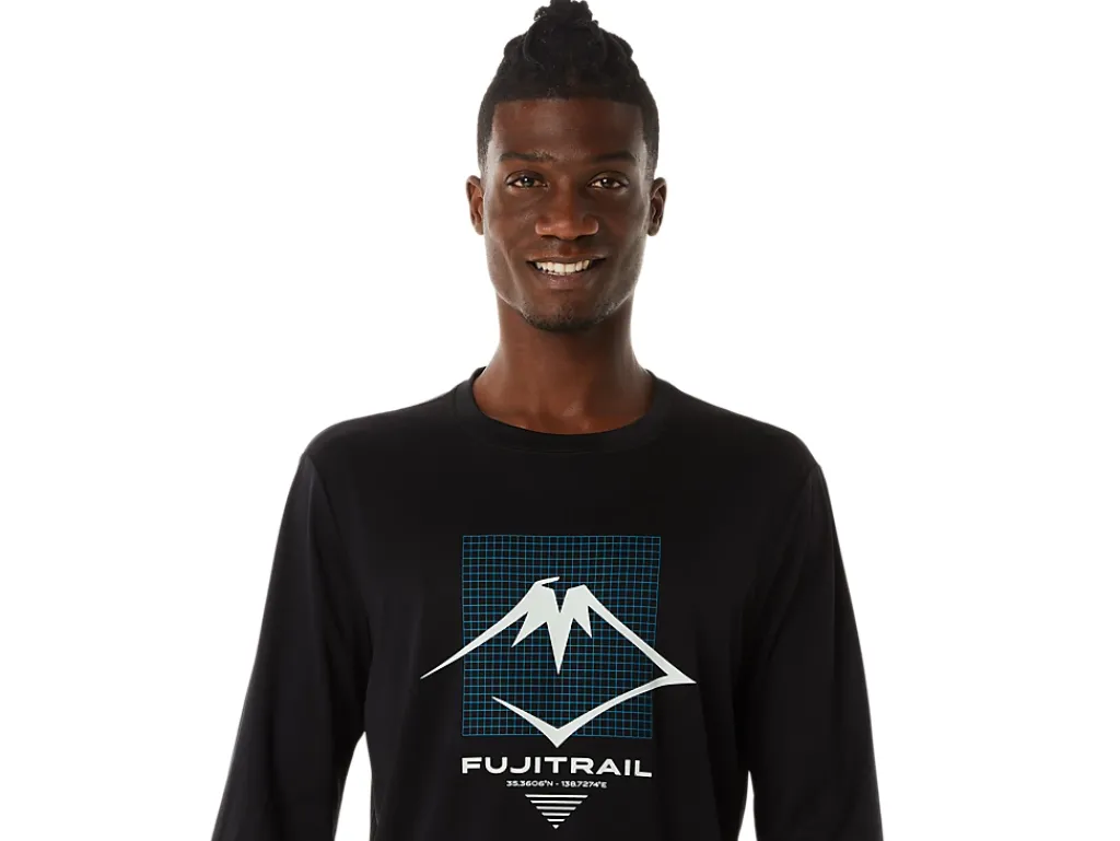 ASICS MEN FUJITRAIL LOGO LONG SLEEVE TOP-Men Trail Running|Trail Running