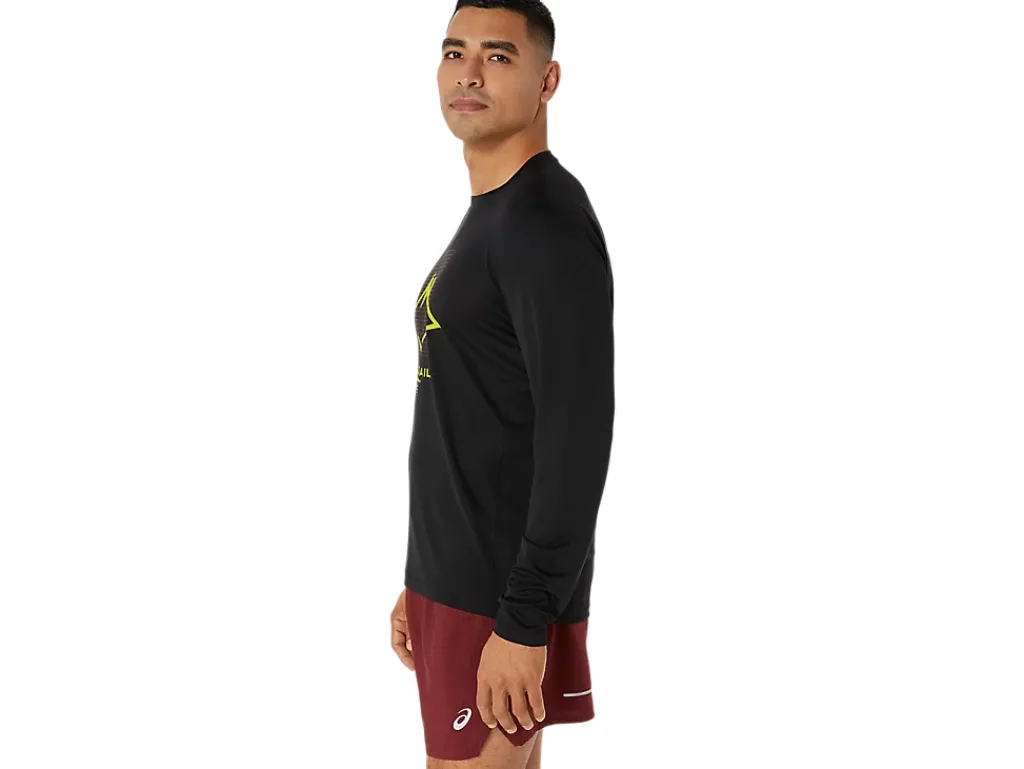ASICS MEN FUJITRAIL LOGO LONG SLEEVE TOP-Men Trail Running|Trail Running