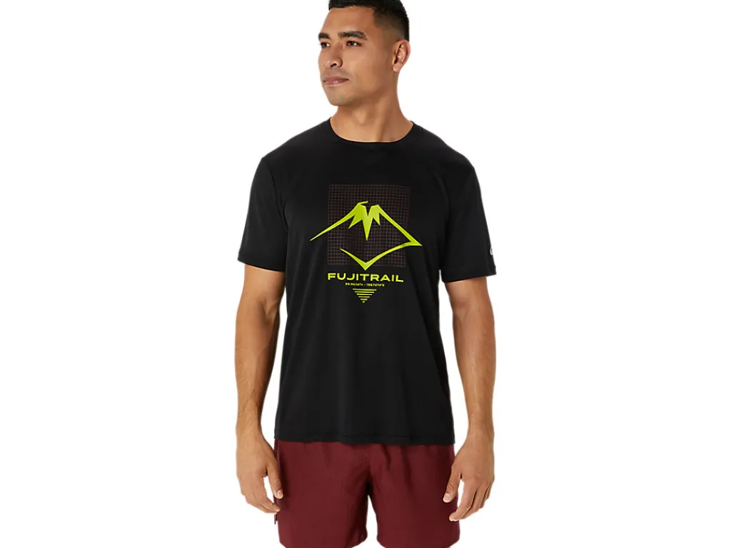 ASICS MEN FUJITRAIL LOGO SHORT SLEEVE TOP-Men Trail Running|Trail Running