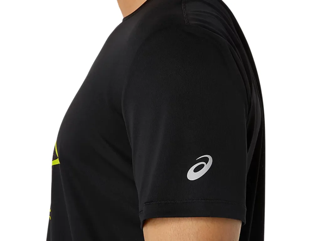 ASICS MEN FUJITRAIL LOGO SHORT SLEEVE TOP-Men Trail Running|Trail Running