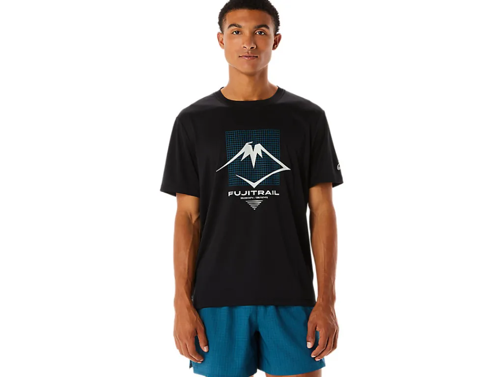 ASICS MEN FUJITRAIL LOGO SHORT SLEEVE TOP-Men Trail Running|Trail Running