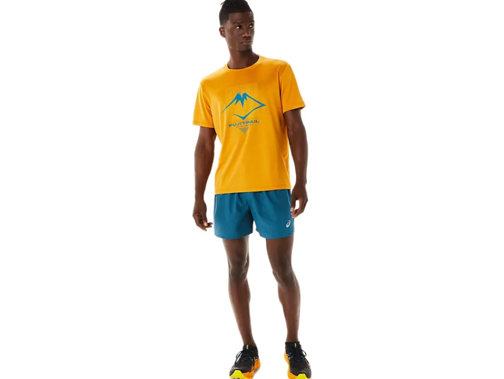 ASICS MEN FUJITRAIL LOGO SHORT SLEEVE TOP-Men Trail Running|Trail Running