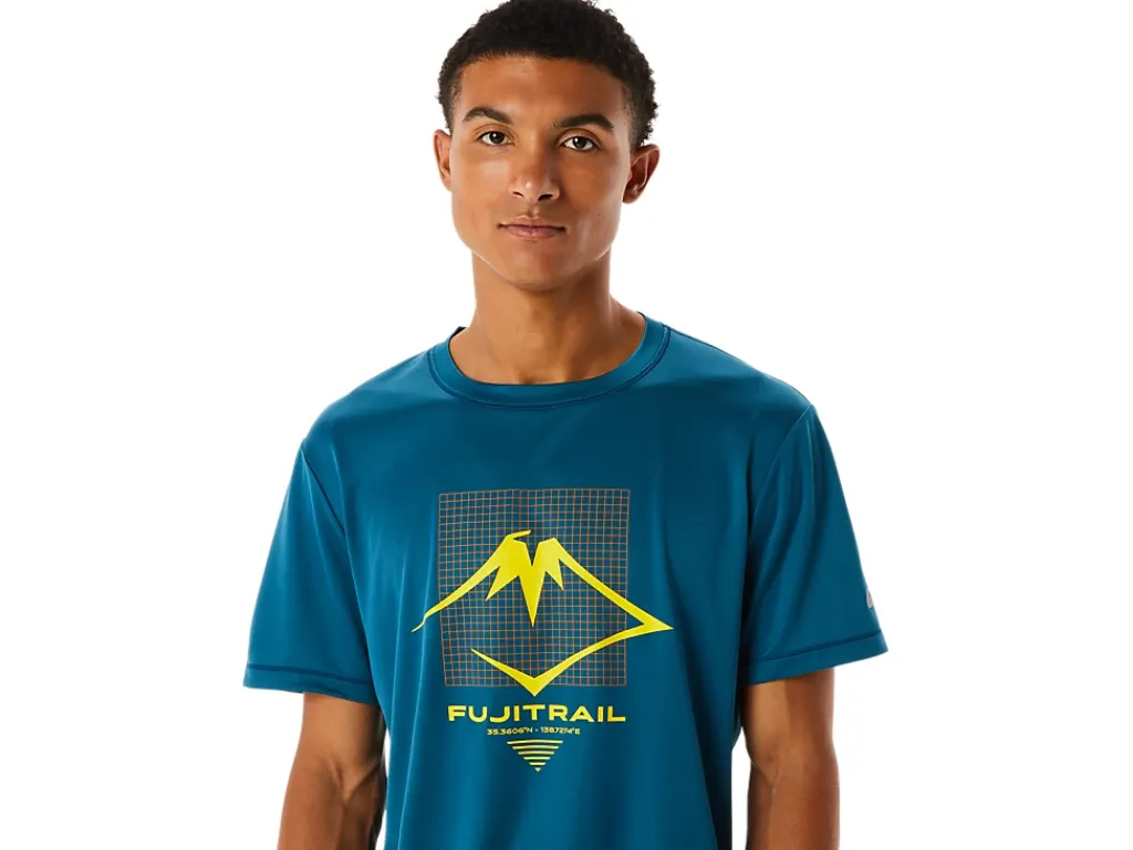 ASICS MEN FUJITRAIL LOGO SHORT SLEEVE TOP-Men Trail Running|Trail Running