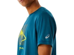 ASICS MEN FUJITRAIL LOGO SHORT SLEEVE TOP-Men Trail Running|Trail Running