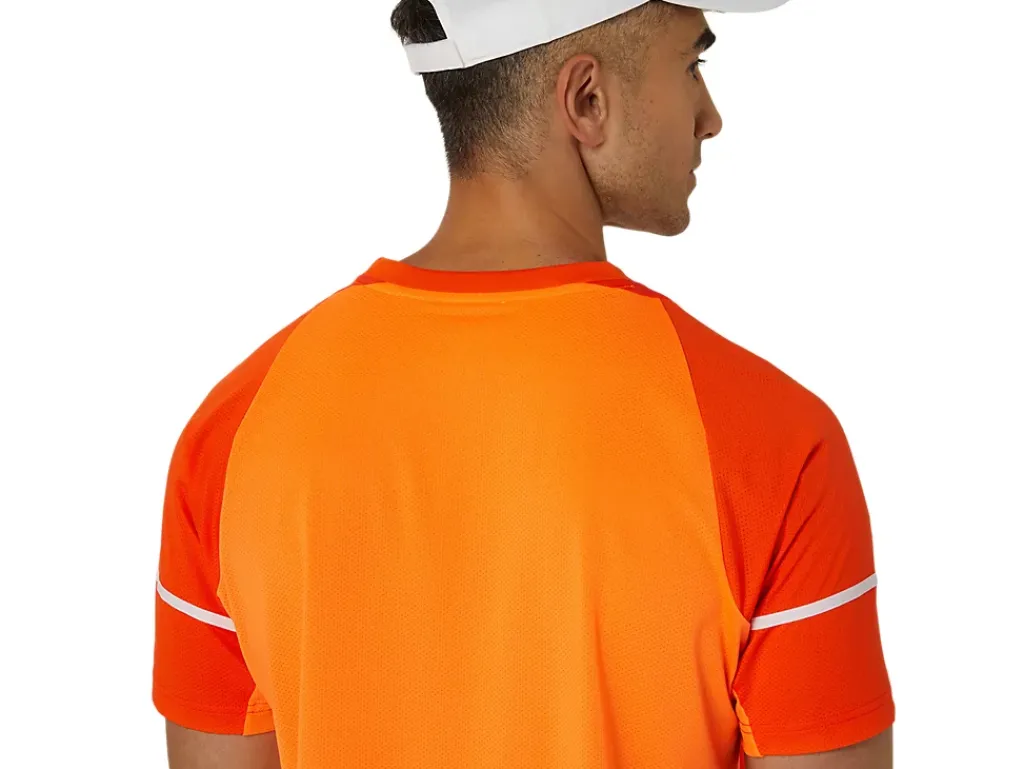 ASICS MEN GAME SHORT SLEEVE TOP-Men Tennis|Tennis