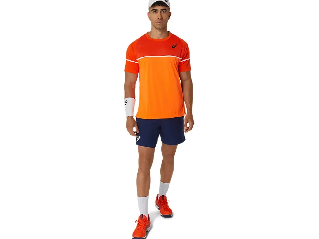 ASICS MEN GAME SHORT SLEEVE TOP-Men Tennis|Tennis