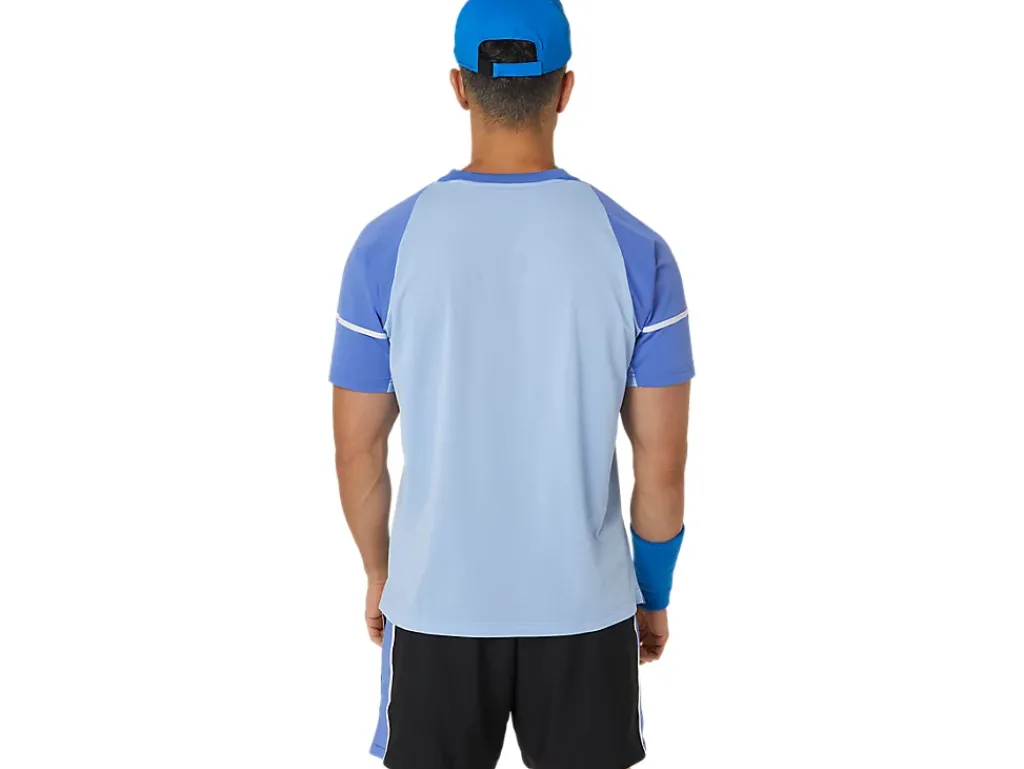 ASICS MEN GAME SHORT SLEEVE TOP-Men Tennis|Tennis