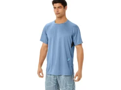 ASICS MEN GEL-COOL PRINT SHORT SLEEVE TOP-Men T-Shirts & Tops