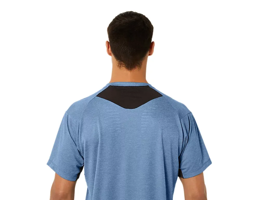 ASICS MEN GEL-COOL PRINT SHORT SLEEVE TOP-Men T-Shirts & Tops