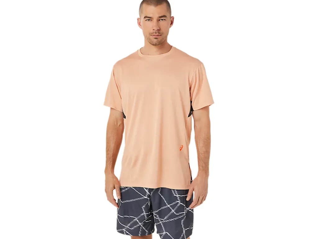 ASICS MEN GEL-COOL PRINT SHORT SLEEVE TOP-Men T-Shirts & Tops