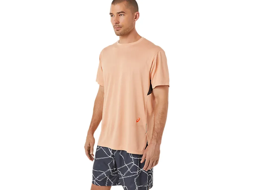 ASICS MEN GEL-COOL PRINT SHORT SLEEVE TOP-Men T-Shirts & Tops