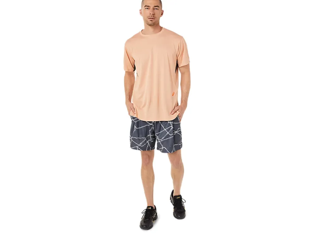 ASICS MEN GEL-COOL PRINT SHORT SLEEVE TOP-Men T-Shirts & Tops