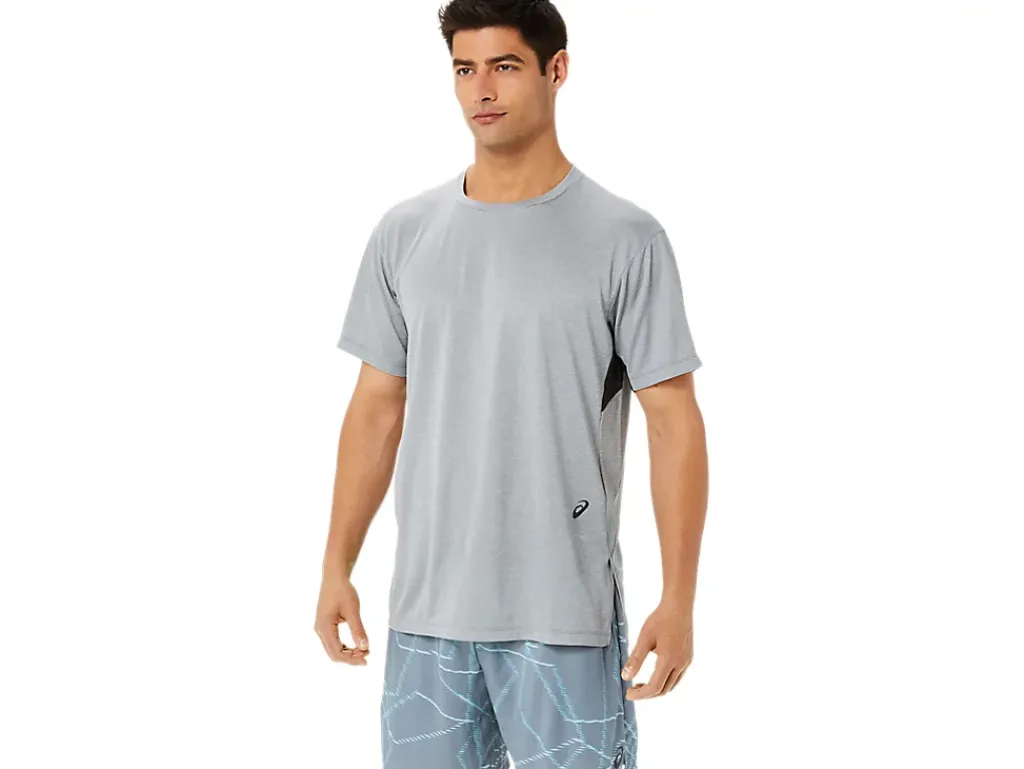 ASICS MEN GEL-COOL PRINT SHORT SLEEVE TOP-Men T-Shirts & Tops