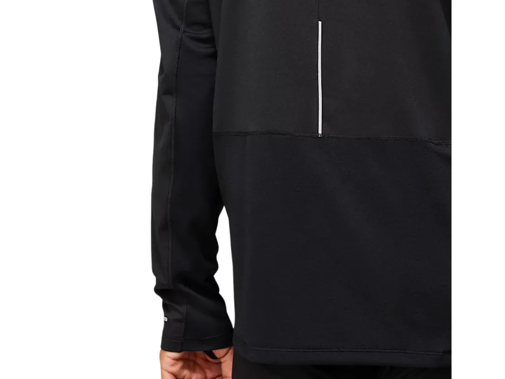 ASICS MEN LITE-SHOW WINTER 1/2 ZIP TOP-Men T-Shirts & Tops