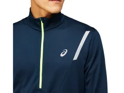 ASICS MEN LITE-SHOW WINTER 1/2 ZIP TOP-Men T-Shirts & Tops