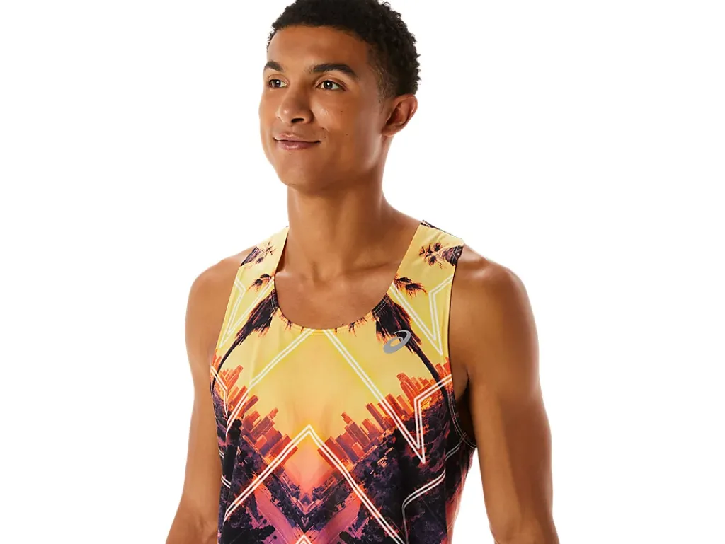 ASICS MEN MARATHON SINGLET-Men T-Shirts & Tops|Semi-Annual Sale