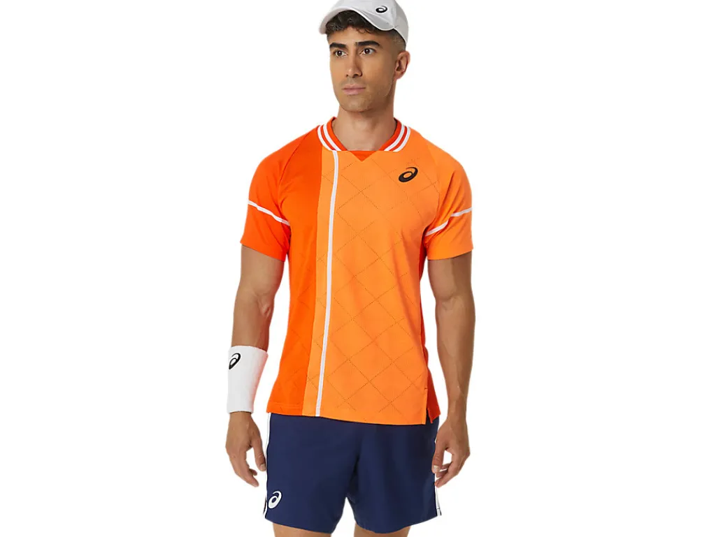 ASICS MEN MATCH ACTIBREEZE SHORT SLEEVE TOP-Men Tennis|Tennis