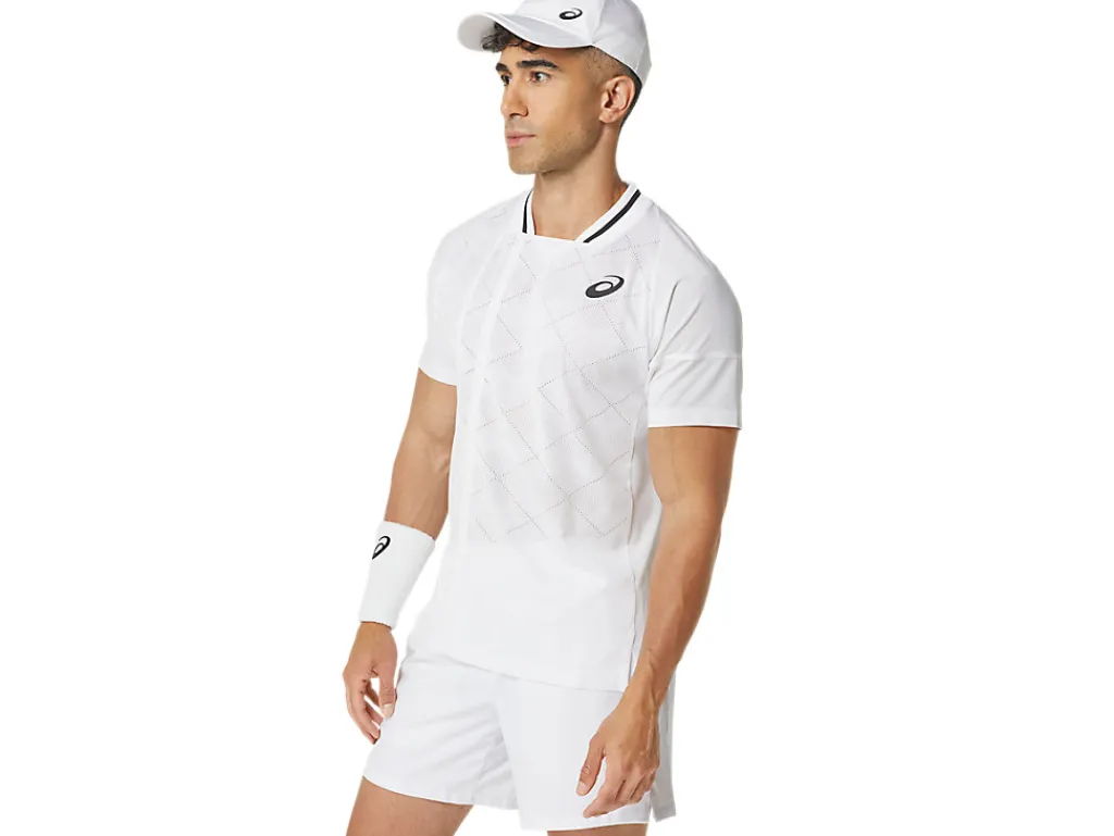 ASICS MEN MATCH ACTIBREEZE SHORT SLEEVE TOP-Men Tennis|Tennis