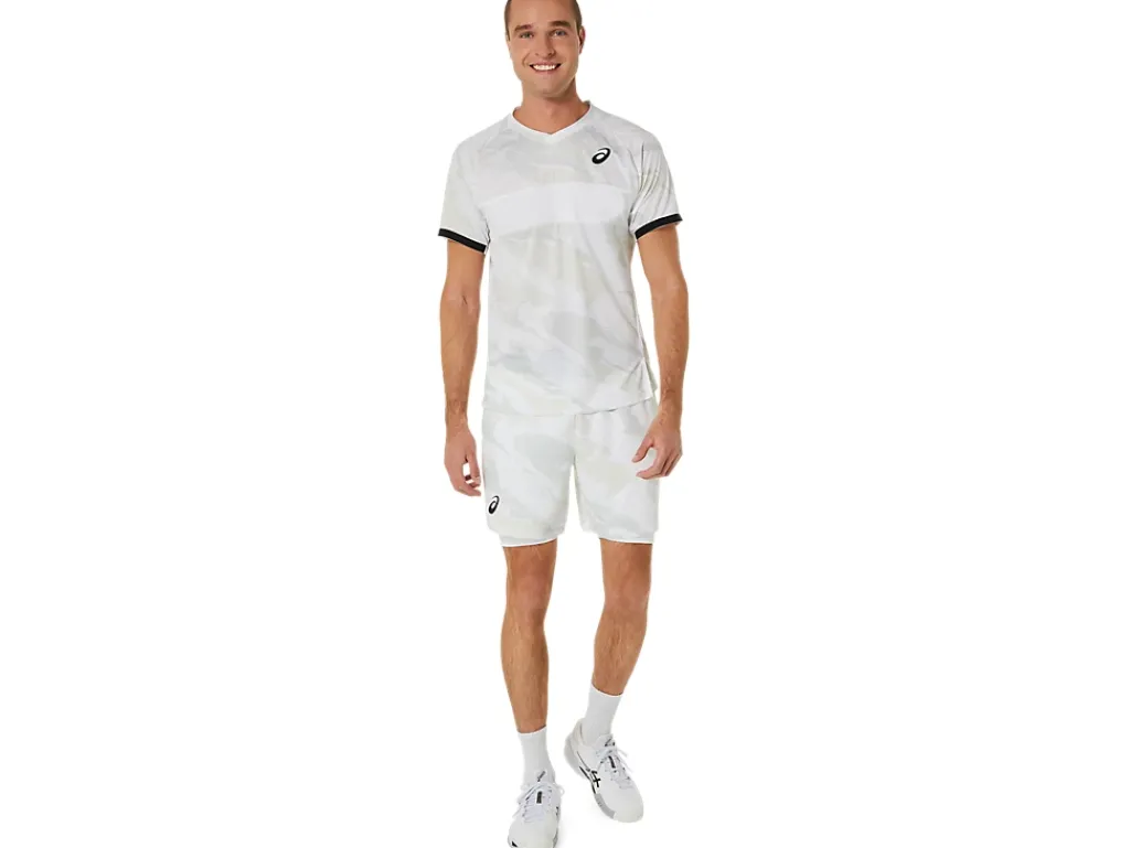 ASICS MEN MATCH GRAPHIC 7IN SHORT-Men Pickleball|Tennis