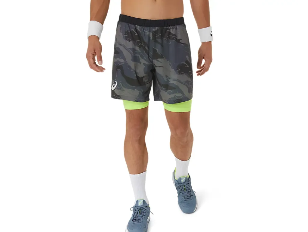 ASICS MEN MATCH GRAPHIC 7IN SHORT-Men Pickleball|Tennis