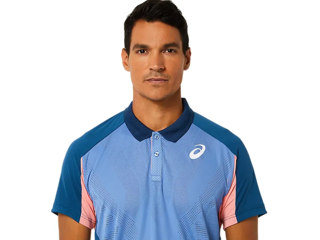 ASICS MEN MATCH POLO-SHIRT-Men Pickleball|Tennis