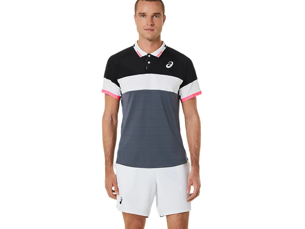 ASICS MEN MATCH POLO-SHIRT-Men Pickleball|Tennis