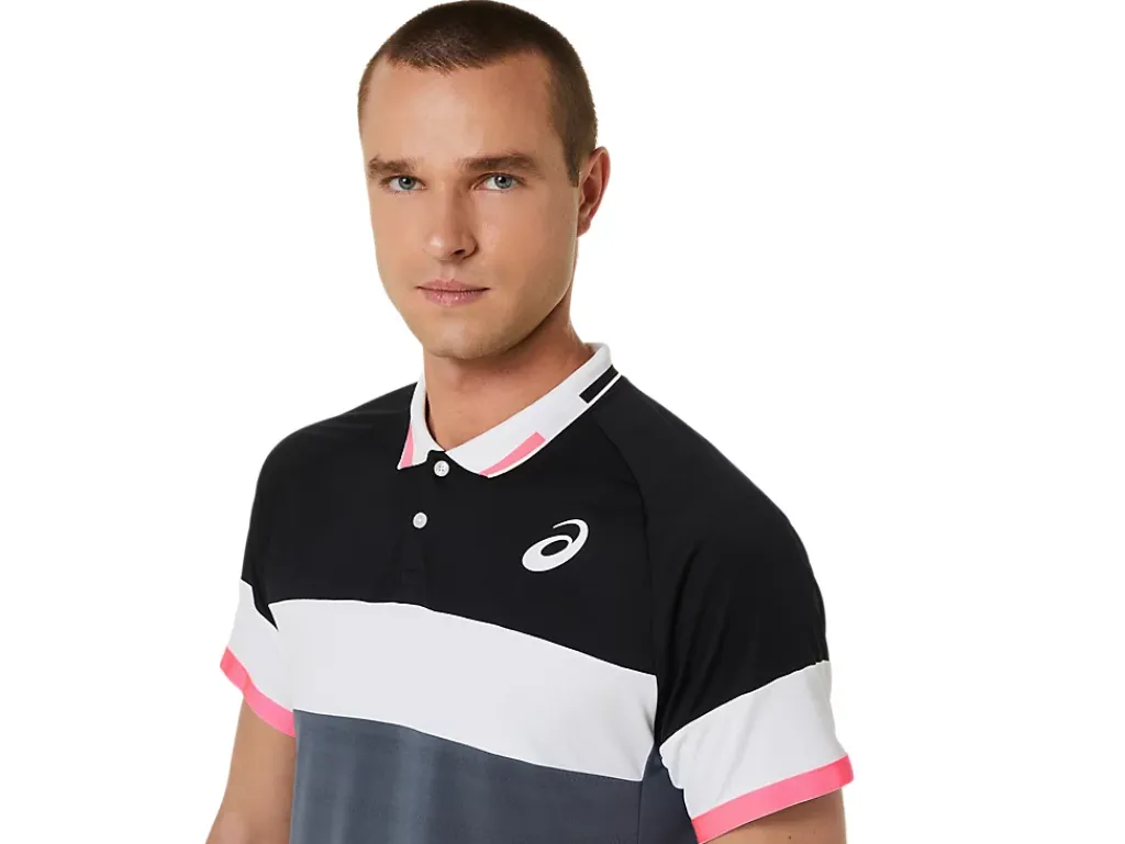 ASICS MEN MATCH POLO-SHIRT-Men Pickleball|Tennis