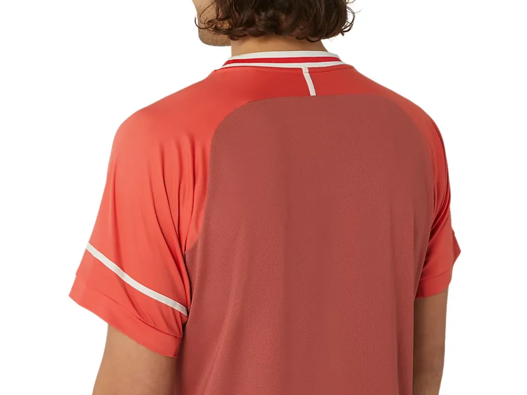 ASICS MEN MATCH SHORT SLEEVE TOP-Men Tennis|Tennis