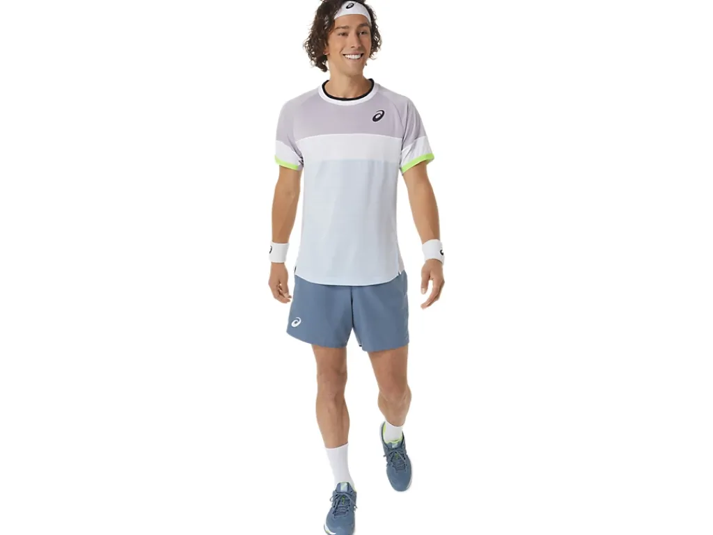ASICS MEN MATCH SHORT SLEEVE TOP-Men Pickleball|Tennis
