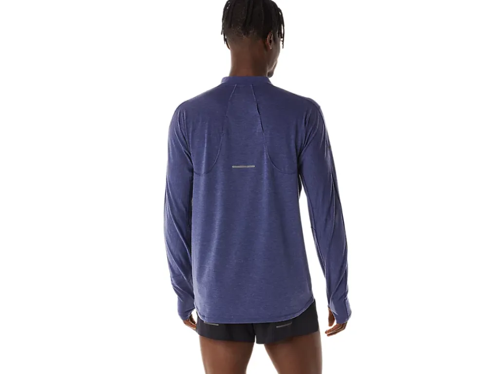 ASICS MEN METARUN 1/2 ZIP LONG SLEEVE TOP-Men T-Shirts & Tops