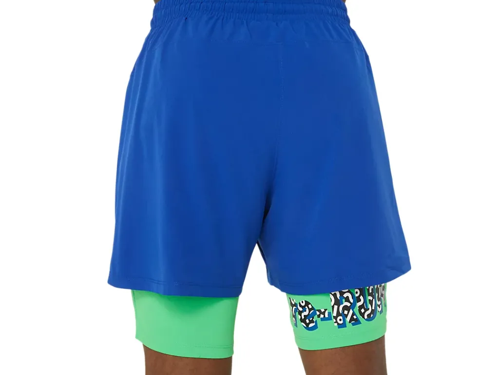 ASICS MEN NEW STRONG rePURPOSED RUN SHORT-Men Extended Sizes|Shorts