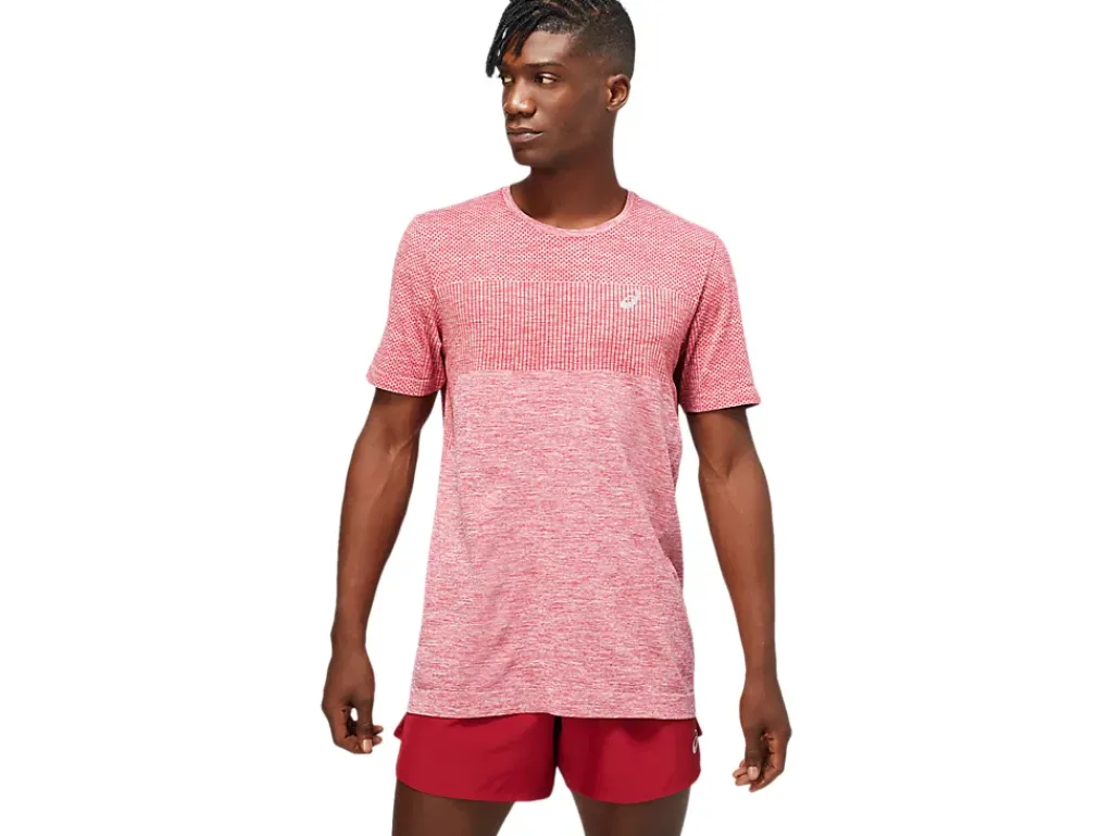 ASICS MEN RACE SEAMLESS SHORT SLEEVE-Men T-Shirts & Tops