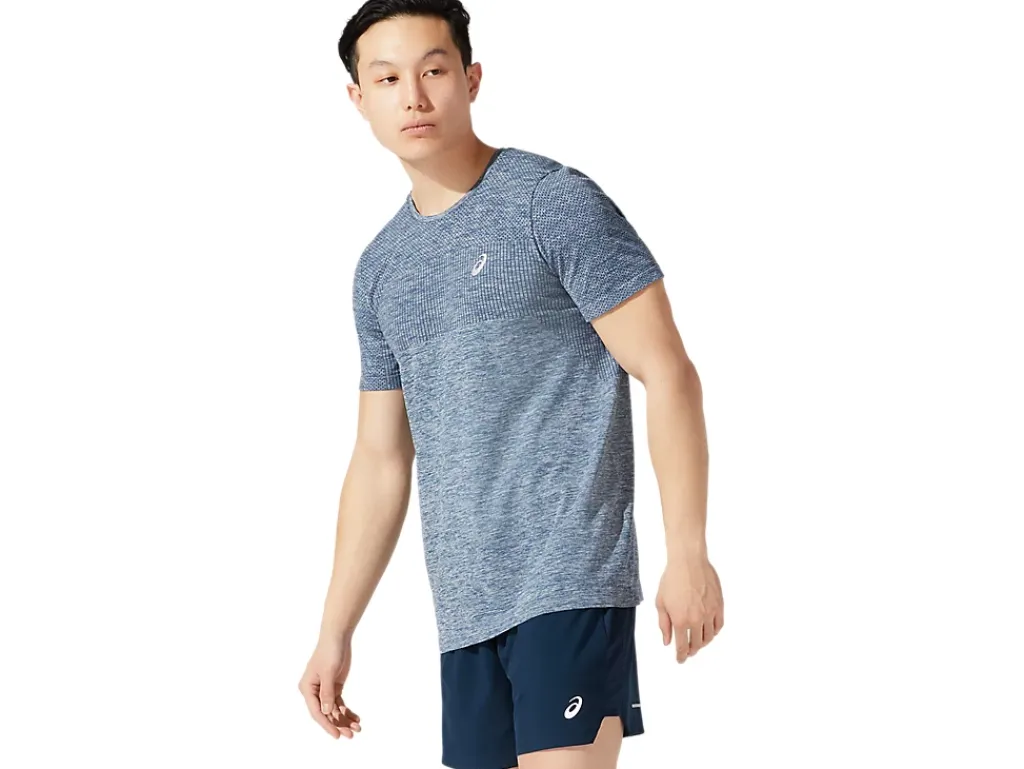 ASICS MEN RACE SEAMLESS SHORT SLEEVE-Men T-Shirts & Tops