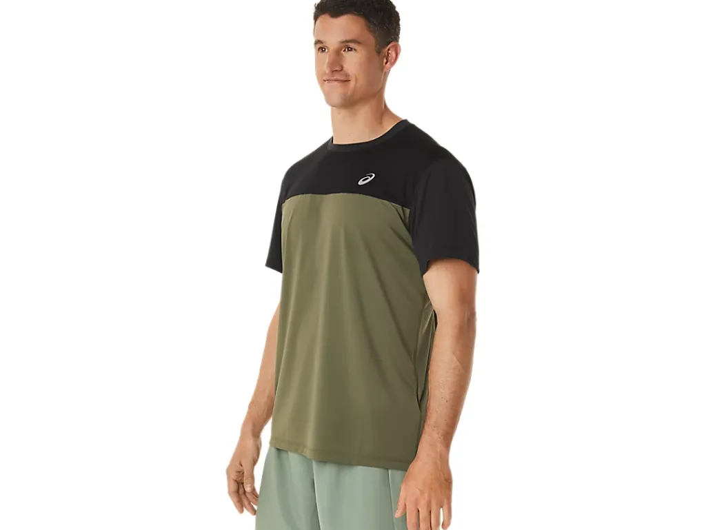 ASICS MEN RACE SHORT SLEEVE TOP-Men T-Shirts & Tops