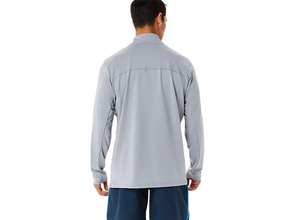 ASICS MEN READY-SET HALF ZIP LAM-Men T-Shirts & Tops