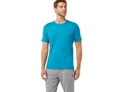 ASICS MEN SHORT SLEEVE HTHR TECH TOP-Men T-Shirts & Tops