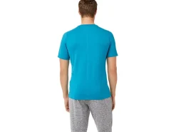 ASICS MEN SHORT SLEEVE HTHR TECH TOP-Men T-Shirts & Tops