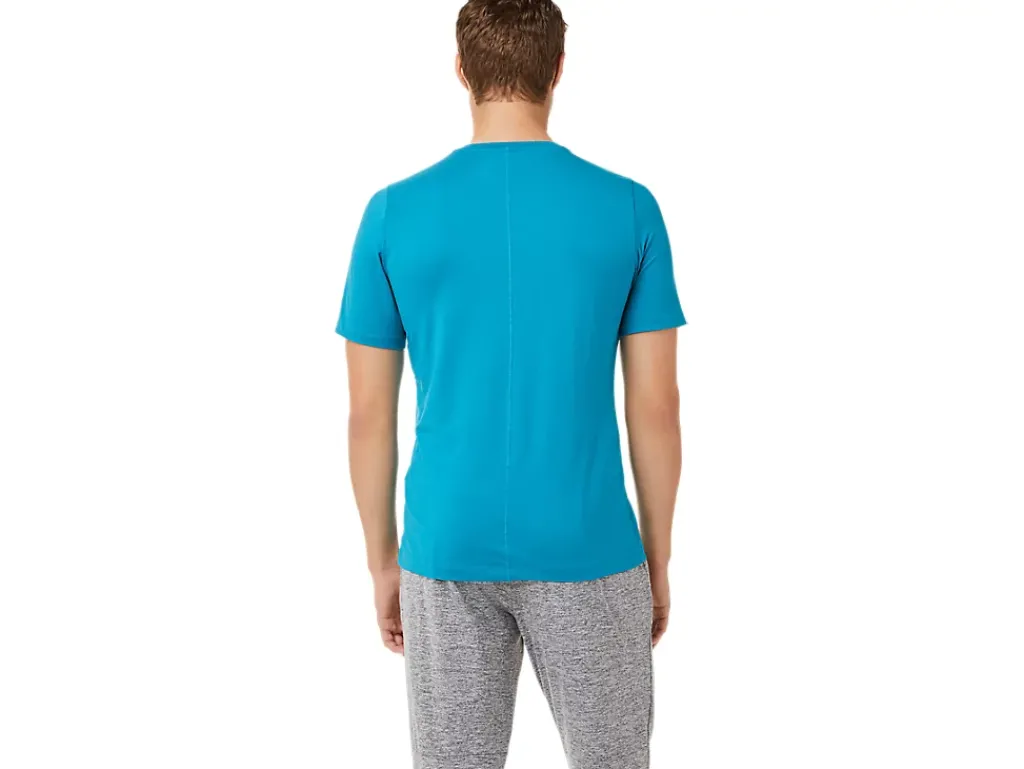 ASICS MEN SHORT SLEEVE HTHR TECH TOP-Men T-Shirts & Tops