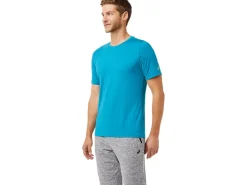 ASICS MEN SHORT SLEEVE HTHR TECH TOP-Men T-Shirts & Tops