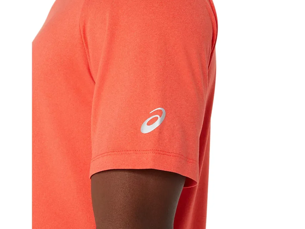 ASICS MEN SHORT SLEEVE HTHR TECH TOP-Men Extended Sizes|T-Shirts & Tops