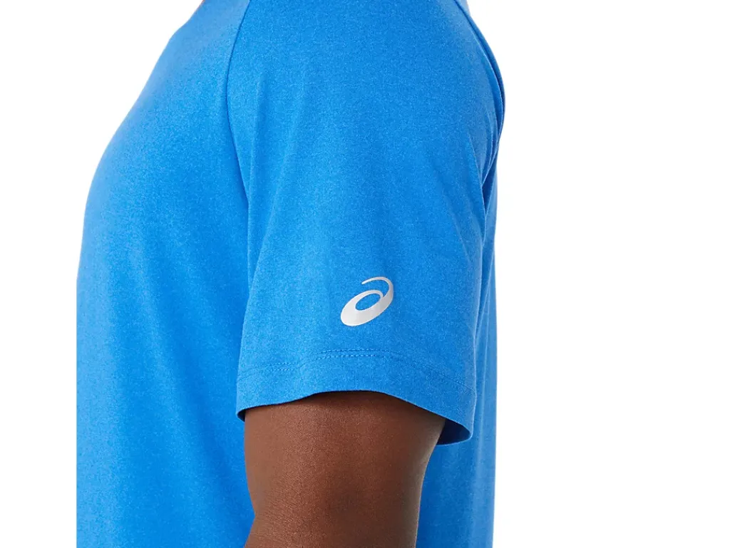 ASICS MEN SHORT SLEEVE HTHR TECH TOP-Men Extended Sizes|T-Shirts & Tops